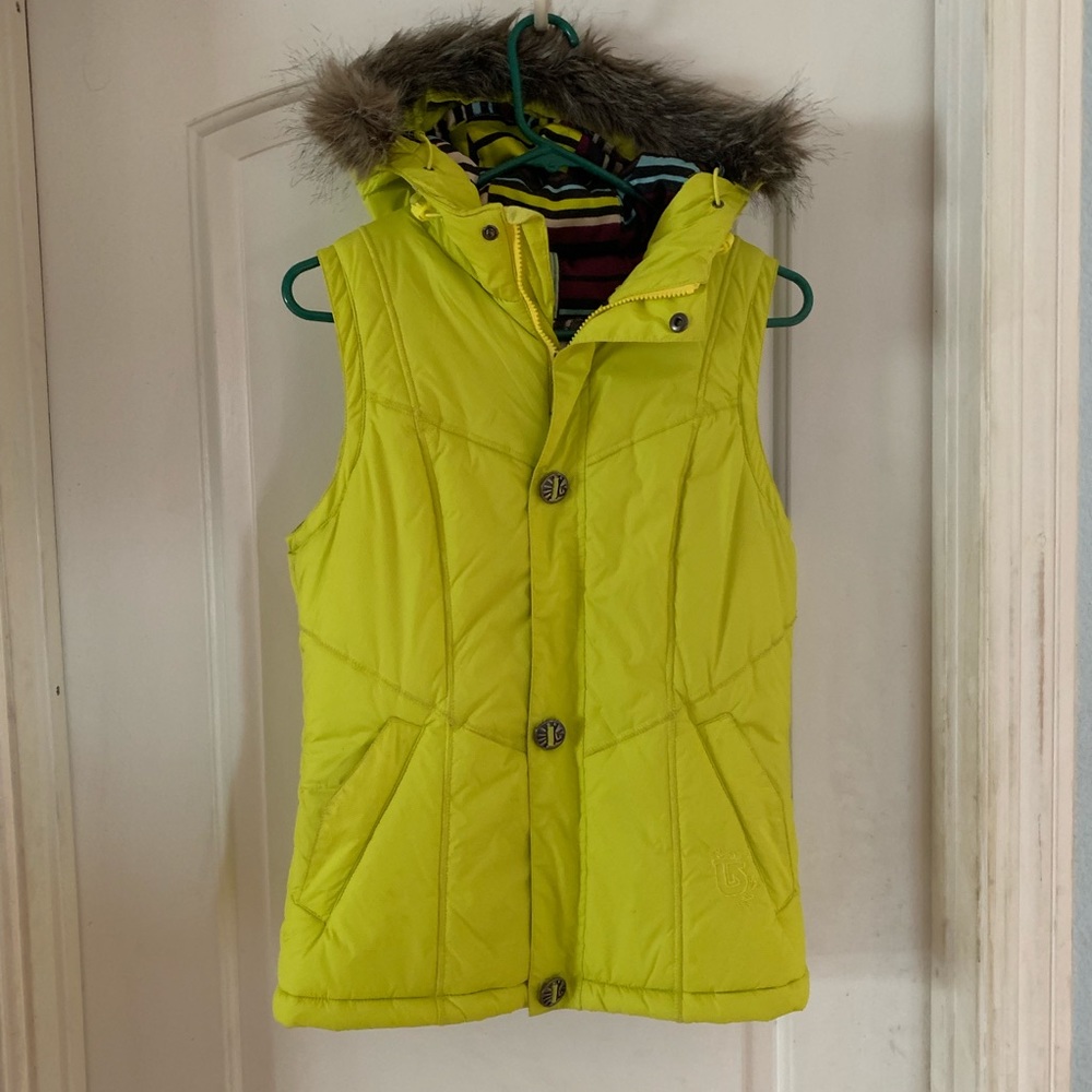 Lime Burton Dry Ride Snowboarding Vest - Small